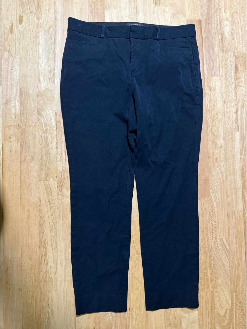 Banana Republic Women’s 10 Jackson Fit Navy Slim Ankle Pants Stretch